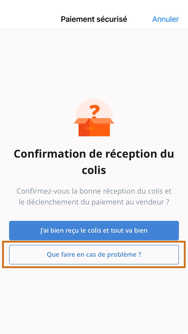 Paiement sécurisé demander l