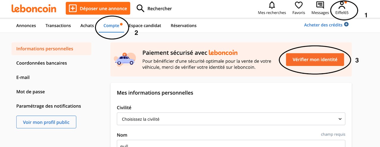 🚙 Je suis vendeur : Pourquoi et comment vérifier mon identité ...